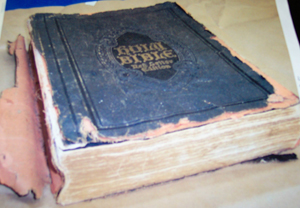 bible before repair work